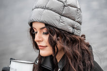 Load image into Gallery viewer, Goose Down Beanie – Ultralight, Warm, and Packable Winter Hat for Hiking, Skiing, and Outdoor Adventures