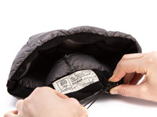 Load image into Gallery viewer, Goose Down Beanie – Ultralight, Warm, and Packable Winter Hat for Hiking, Skiing, and Outdoor Adventures