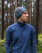 Load image into Gallery viewer, Goose Down Beanie – Grey, Ultralight Packable Winter Hat for Hiking &amp; Outdoor Adventures