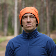 Load image into Gallery viewer, Goose Down Beanie – Ultralight, Warm, and Packable Winter Hat for Hiking, Skiing, and Outdoor Adventures
