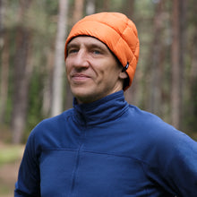 Load image into Gallery viewer, Goose Down Beanie – Ultralight, Warm, and Packable Winter Hat for Hiking, Skiing, and Outdoor Adventures