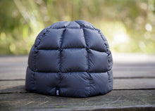 Load image into Gallery viewer, Goose Down Beanie – Grey, Ultralight Packable Winter Hat for Hiking &amp; Outdoor Adventures
